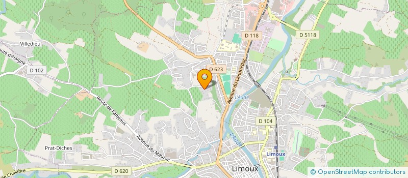 localisation de l'entreprise LMNP TOD à LIMOUX