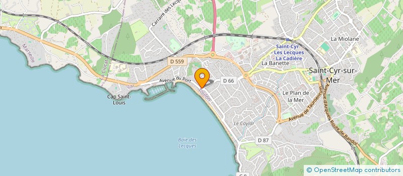 localisation de l'entreprise LMNP TOPOREK - GUIHO à SAINT-CYR-SUR-MER