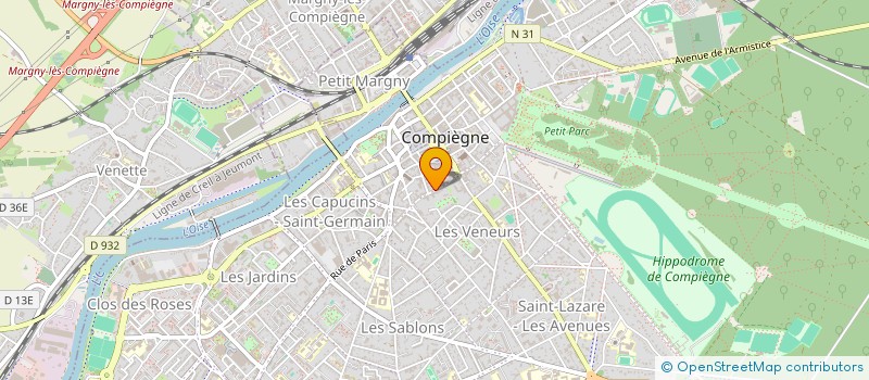 localisation de l'entreprise LMNP TOURNANT-GORJU  COMPIEGNE