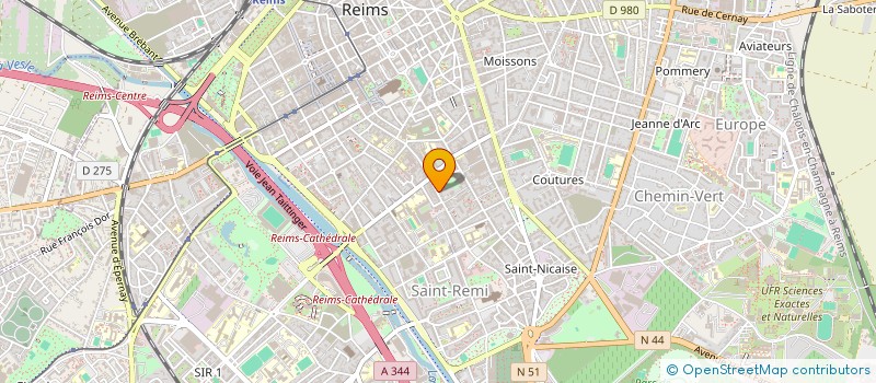 localisation de l'entreprise LMNP TROYES  REIMS