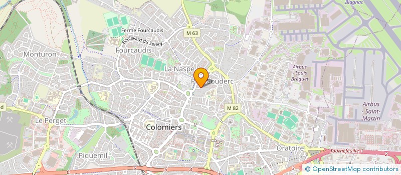 localisation de l'entreprise LMNP TULLIEZ VESGA à COLOMIERS
