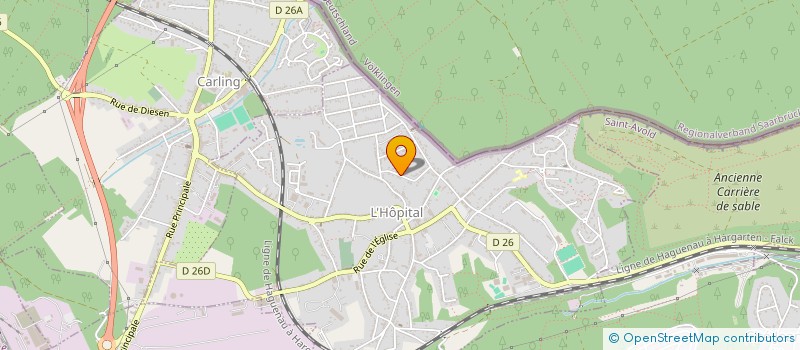 localisation de l'entreprise LMNP TURCSAK  L'HOPITAL