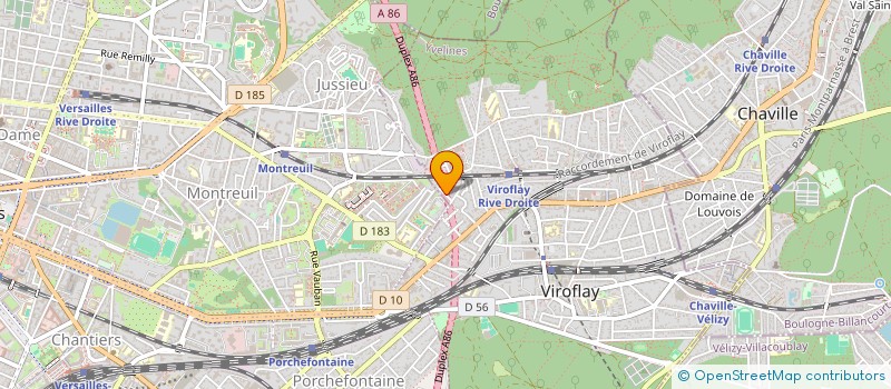 localisation de l'entreprise LMNP URBAUER-NGUYEN  VIROFLAY