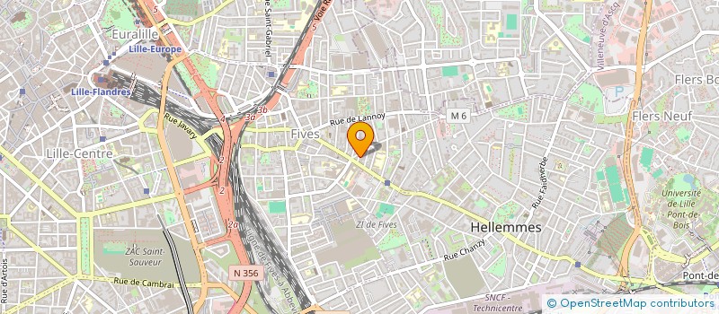 localisation de l'entreprise LMNP V&V DU POUGET  LILLE