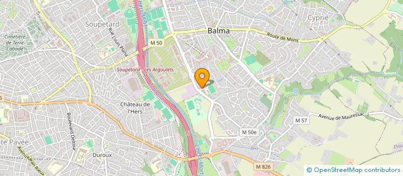 localisation de l'entreprise LMNP VALETTE ANDREI  BALMA