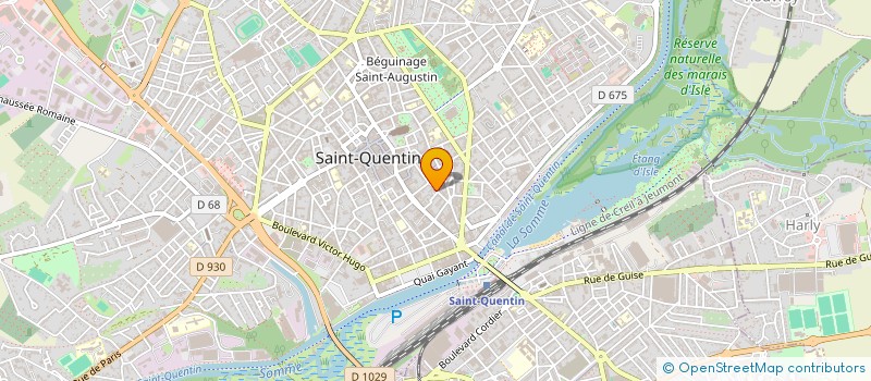 localisation de l'entreprise LMNP VAN ISACKER MAHIEUX à SAINT-QUENTIN