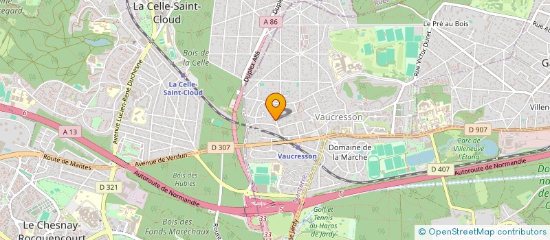 localisation de l'entreprise LMNP VAUCRESSON  VAUCRESSON