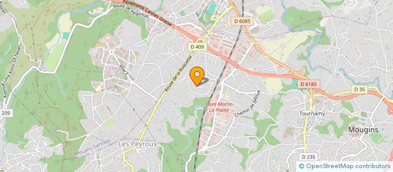 localisation de l'entreprise LMNP VERDI à MOUGINS