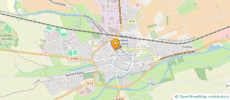 localisation de l'entreprise LMNP VERNEUIL  VERNEUIL D'AVRE ET D'ITON