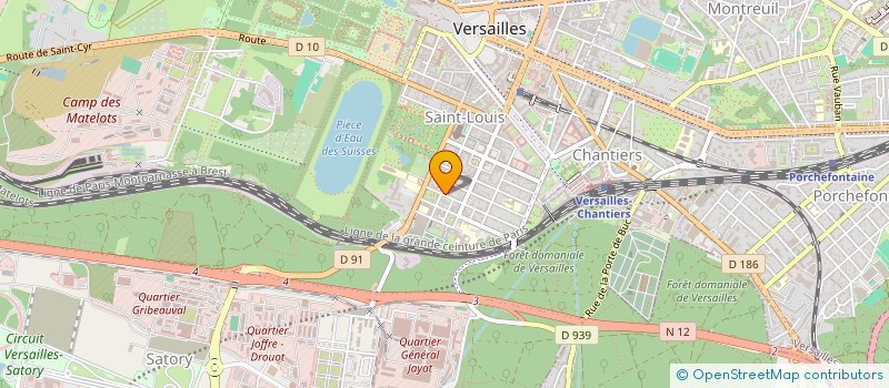 localisation de l'entreprise LMNP VERSAILLES à VERSAILLES