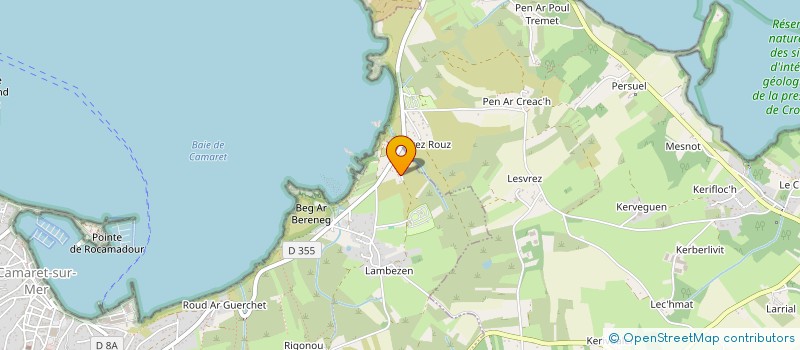 localisation de l'entreprise LMNP VEZY  CAMARET-SUR-MER