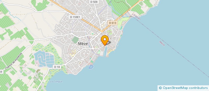 localisation de l'entreprise LMNP VIDAL à MEZE