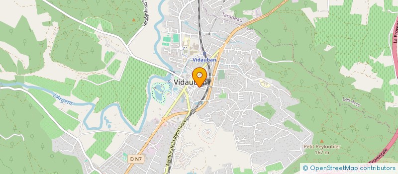 localisation de l'entreprise LMNP VIDAUBAN  VIDAUBAN