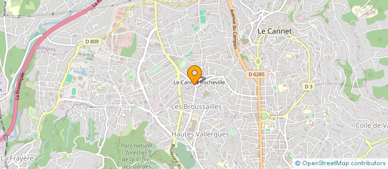 localisation de l'entreprise LMNP VILLA GAUGUIN  LE CANNET