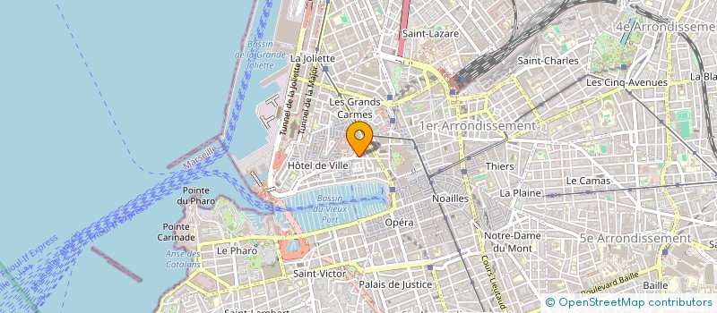 localisation de l'entreprise LMNP VINCENT MOURGUET à MARSEILLE