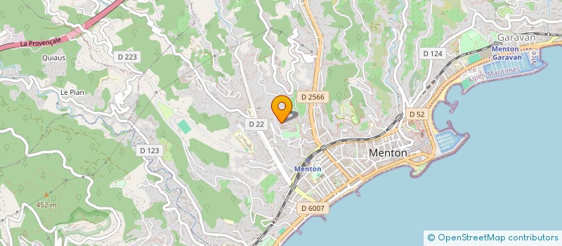 localisation de l'entreprise LMNP VISSHED FONDEN  MENTON