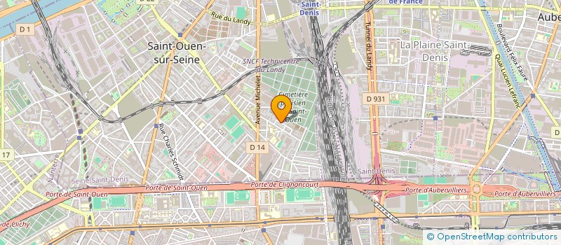 localisation de l'entreprise LMNP VOORTHUIS ROSAS à SAINT-OUEN-SUR-SEINE