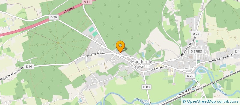 localisation de l'entreprise LMNP VUONG-DUFOUR  MONTFORT-LE-GESNOIS