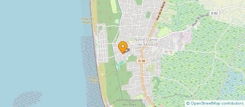 localisation de l'entreprise LMNP WILLARD  NOTRE-DAME-DE-MONTS