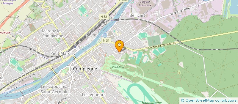 localisation de l'entreprise LMNP WILLAY PINAULT  COMPIEGNE