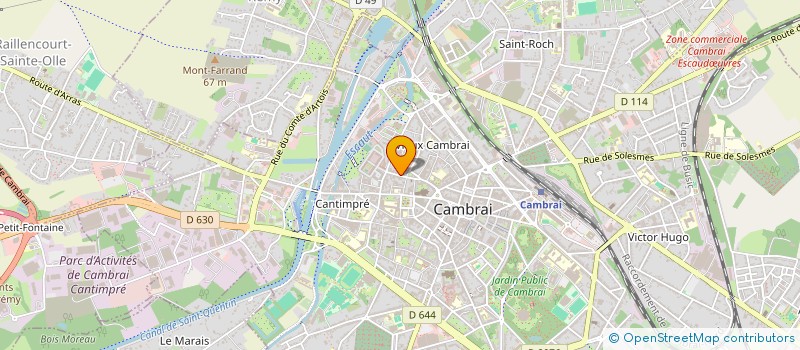 localisation de l'entreprise LMNP WOZNIAK  CAMBRAI