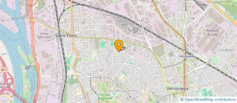 localisation de l'entreprise LMNP ZBIDI  VENISSIEUX