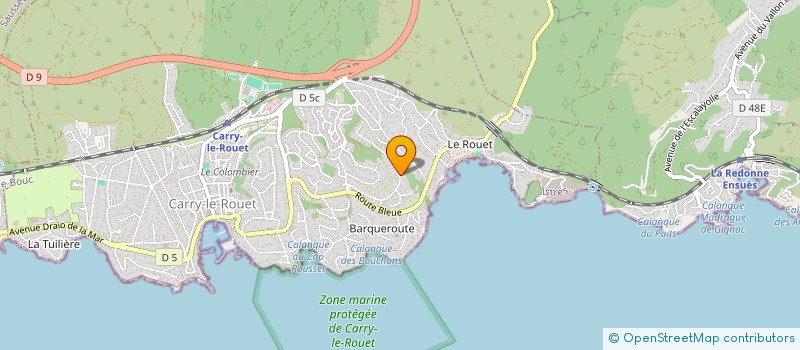 localisation de l'entreprise LMNP ZERILLI  CARRY-LE-ROUET