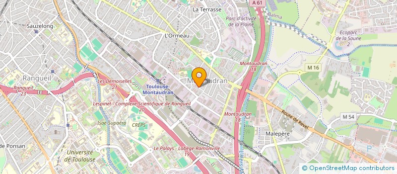 localisation de l'entreprise LMNP ZUCCO CAROLE ET MORGAN  TOULOUSE