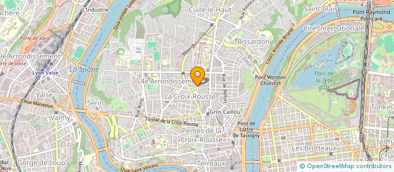 localisation de l'entreprise LMNP44CUIRE  LYON