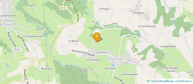 localisation de l'entreprise LMNPCDFD  CHEVRIERES