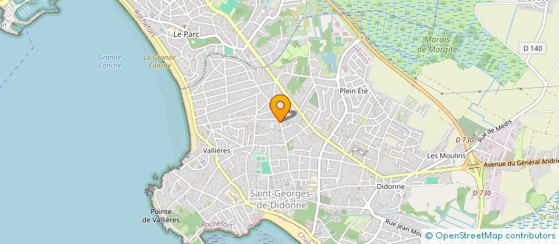 localisation de l'entreprise LMNPCOSYBLUE50  SAINT-GEORGES-DE-DIDONNE