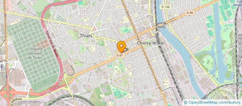 localisation de l'entreprise LMNPELHAJ  THIAIS