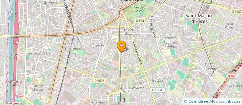 localisation de l'entreprise LMNPVB  GRENOBLE