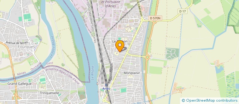 localisation de l'entreprise LMNPVERNEREY  ARLES