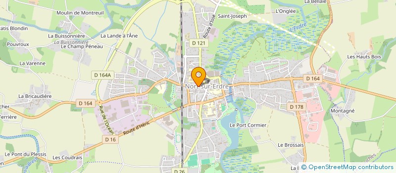 localisation de l'entreprise LMO à NORT-SUR-ERDRE