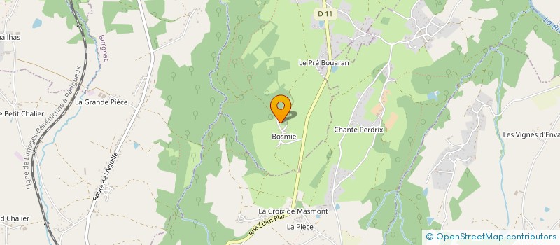 localisation de l'entreprise LMO ARCEA  BOSMIE-L'AIGUILLE