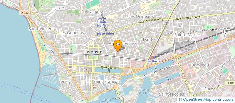 localisation de l'entreprise LMO ECONOMIE à LE HAVRE