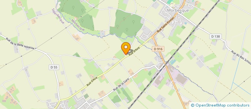 localisation de l'entreprise LMO PRESTA  STEENBECQUE