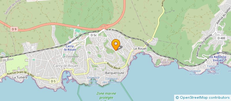 localisation de l'entreprise LMO SOFTWARE CONSULTING  CARRY-LE-ROUET