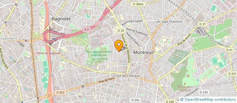 localisation de l'entreprise LMOO à MONTREUIL