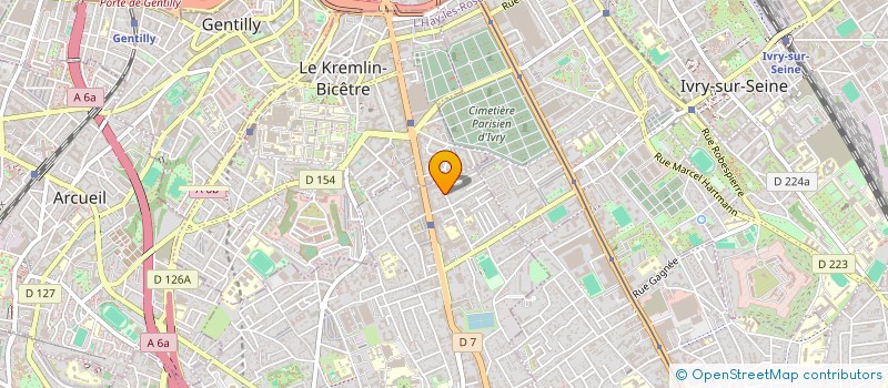 localisation de l'entreprise LMOON SERVICES à VILLEJUIF