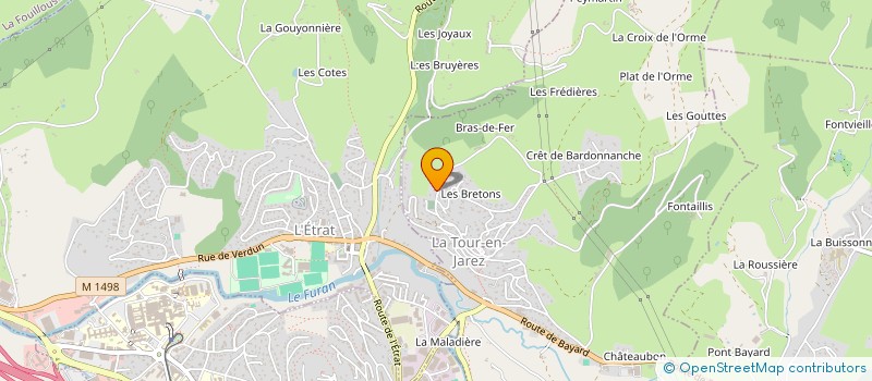 localisation de l'entreprise LMOPHYSIO  LA TOUR-EN-JAREZ