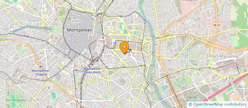localisation de l'entreprise LMORTHO à MONTPELLIER