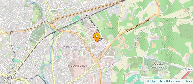 localisation de l'entreprise LMOSOFT à CASTELNAU-LE-LEZ