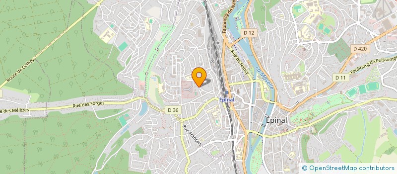localisation de l'entreprise LMP à EPINAL