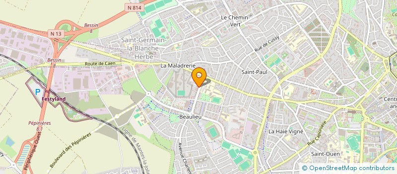 localisation de l'entreprise LMP à CAEN