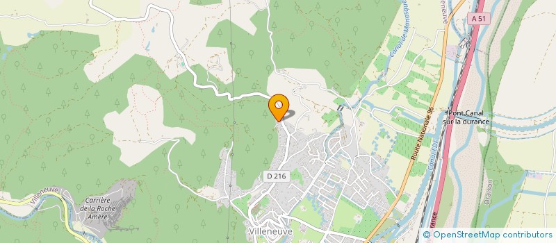 localisation de l'entreprise LMP  VILLENEUVE