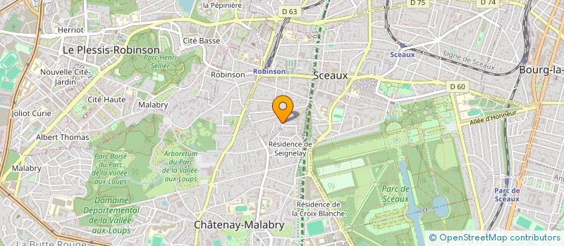 localisation de l'entreprise LMP à SCEAUX