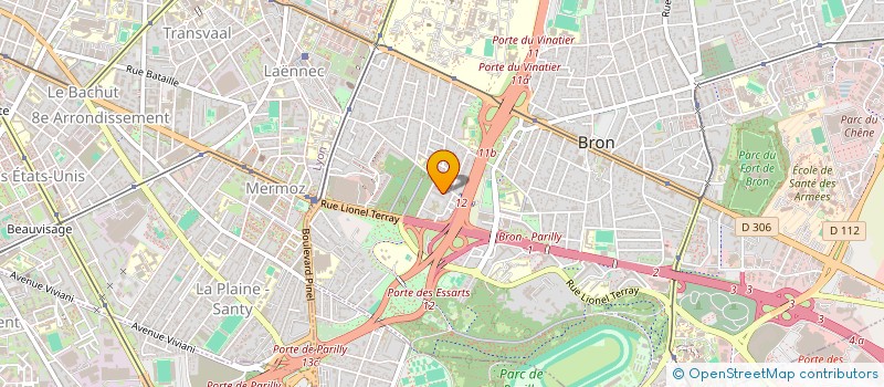 localisation de l'entreprise LMP  BRON