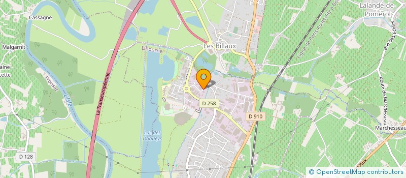 localisation de l'entreprise LMP à LIBOURNE